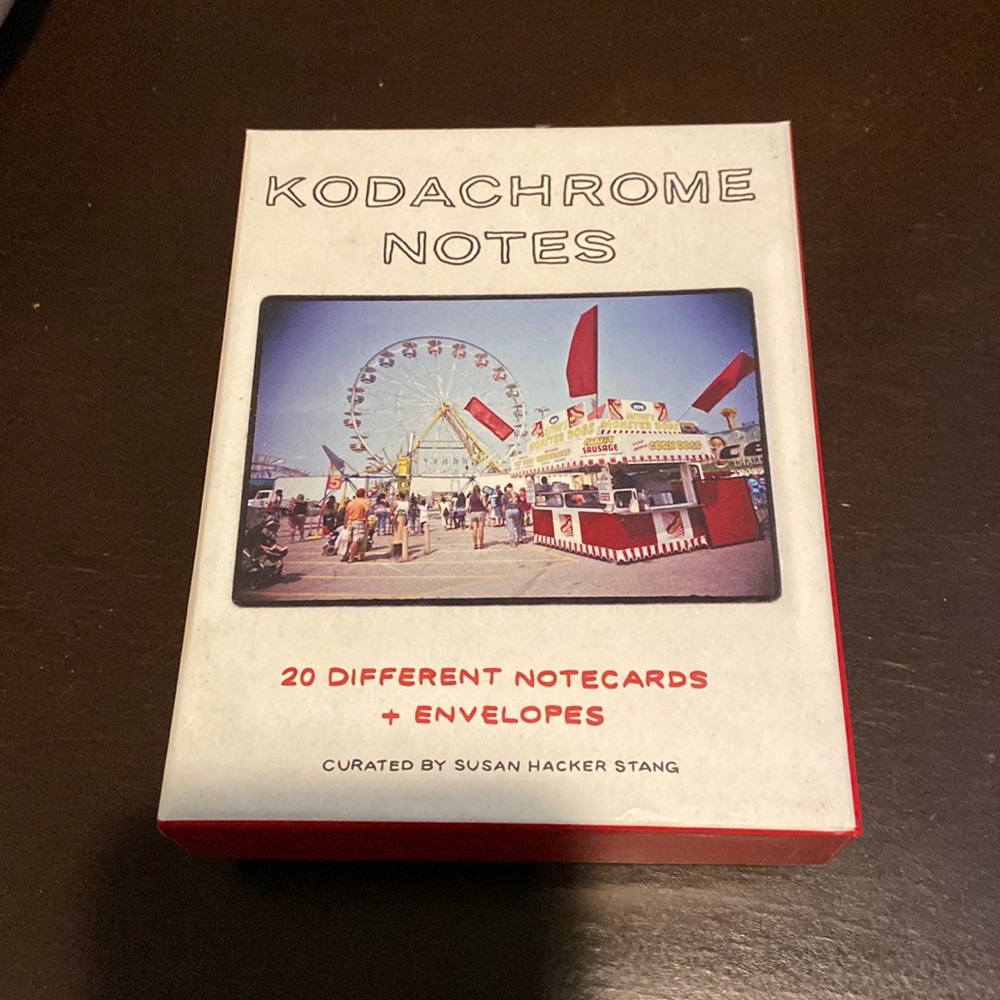 Kodachrome Notes Cards - 20 cards and envelopes